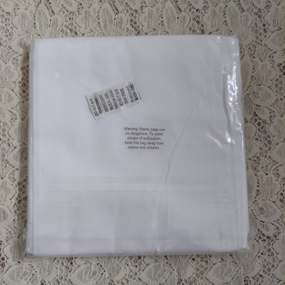 Ten Flour Sack Towels Plain White Dishtowels New in Package - Picture 8 of 9